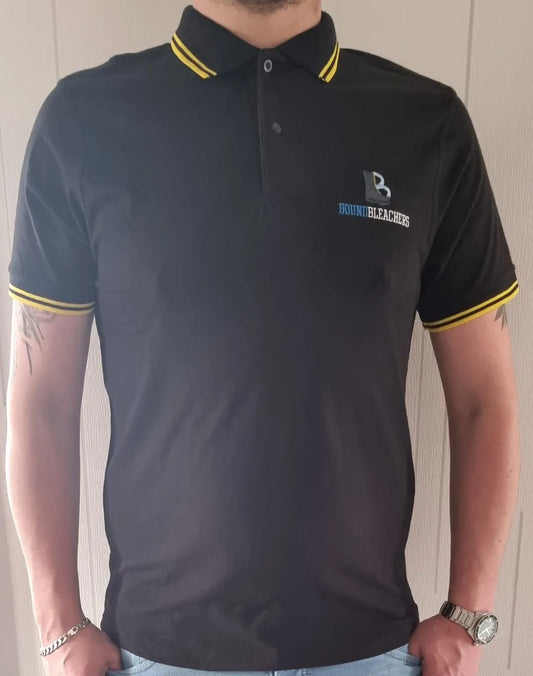 Black & Yellow BoundBleachers Polo